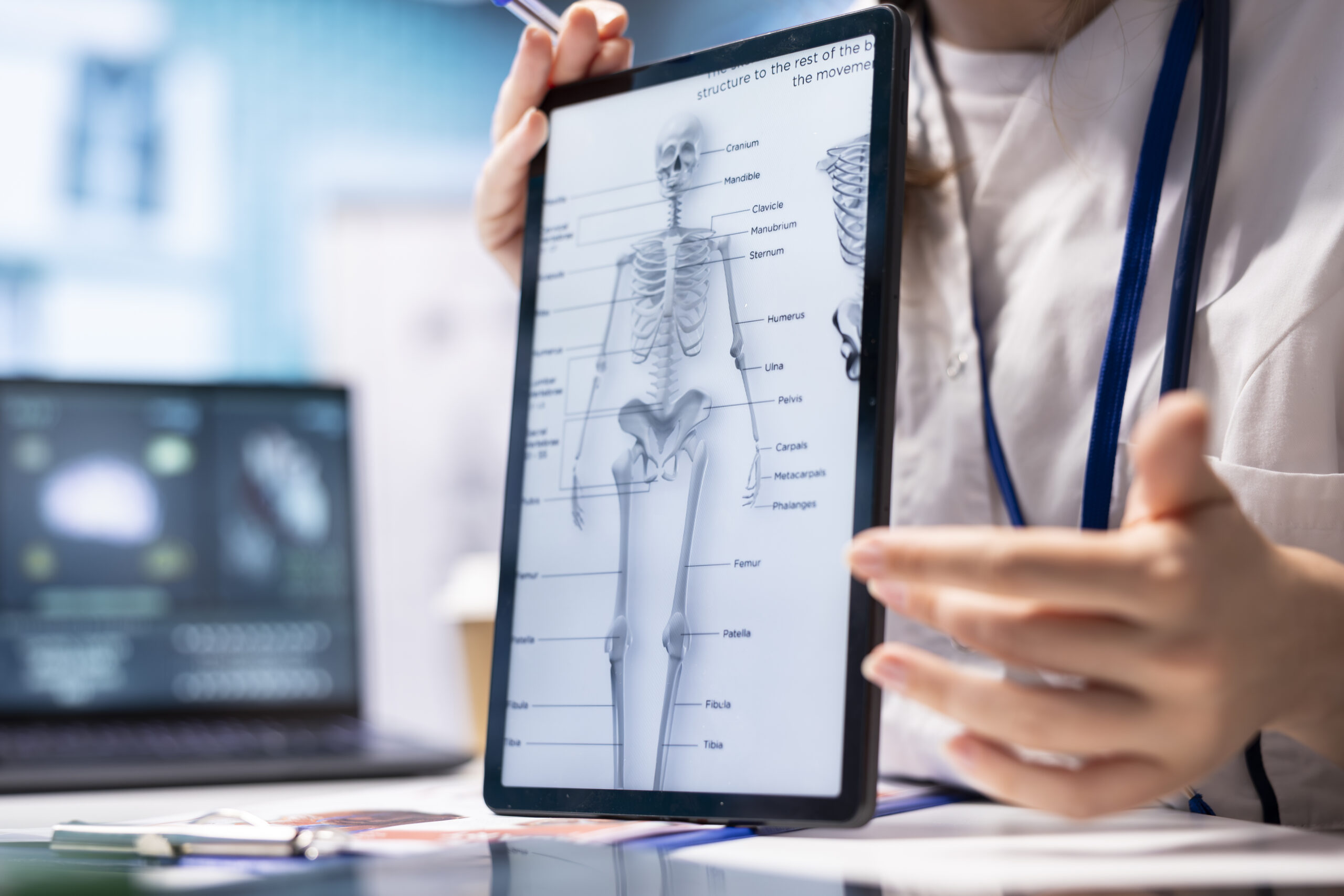 Patient undergoing a full body check up in Mangalore with diagnostic testing services.